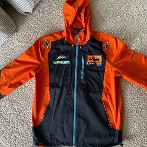KTM Racing Team Orange and Navy  Windbreaker Jacket